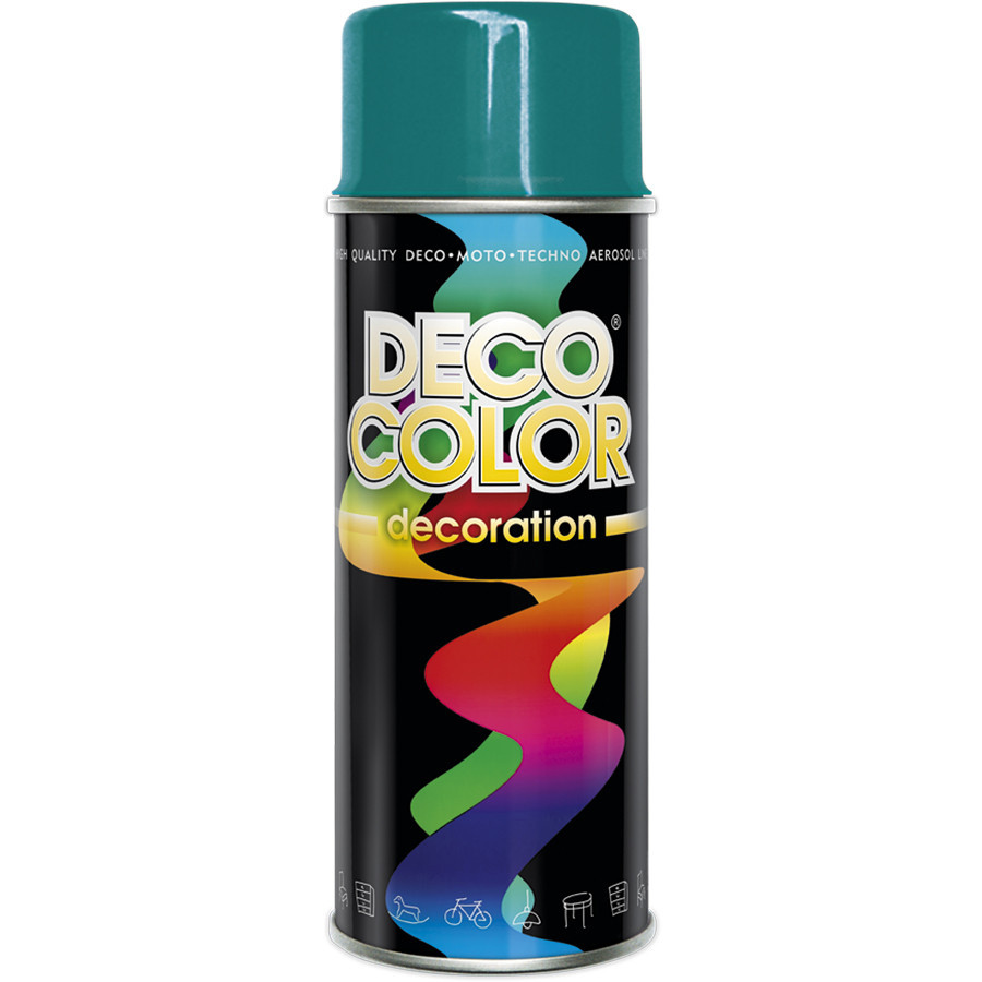 Фарба аерозольна алкідна DecoColor водяна синь (RAL5021) 400мл Вінниця - фото 1