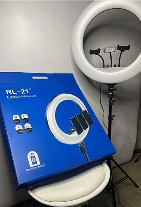 Кільцева лампа RL-21 54 см. АКЦІЯ + Штатив!!! Харків - фото 5