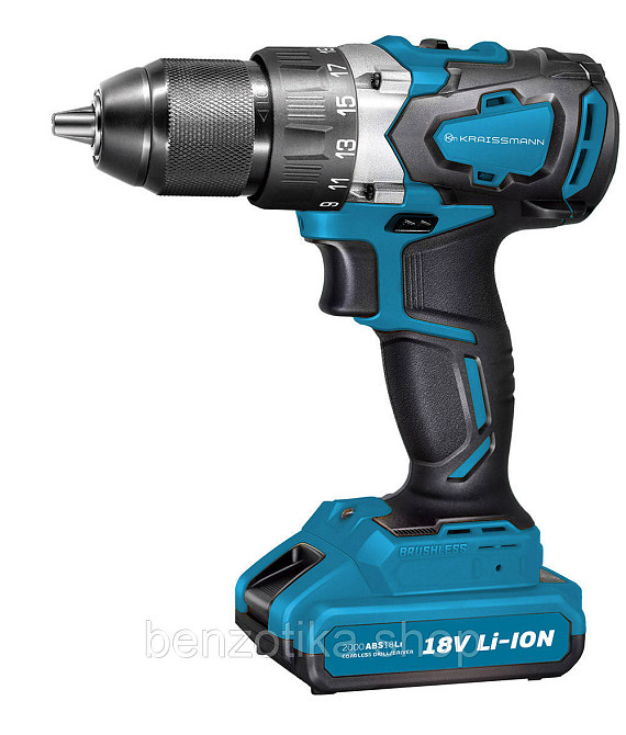 Шуруповерт аккумуляторный KRAISSMANN 2000 ABS 18/1 Li Киев - изображение 1