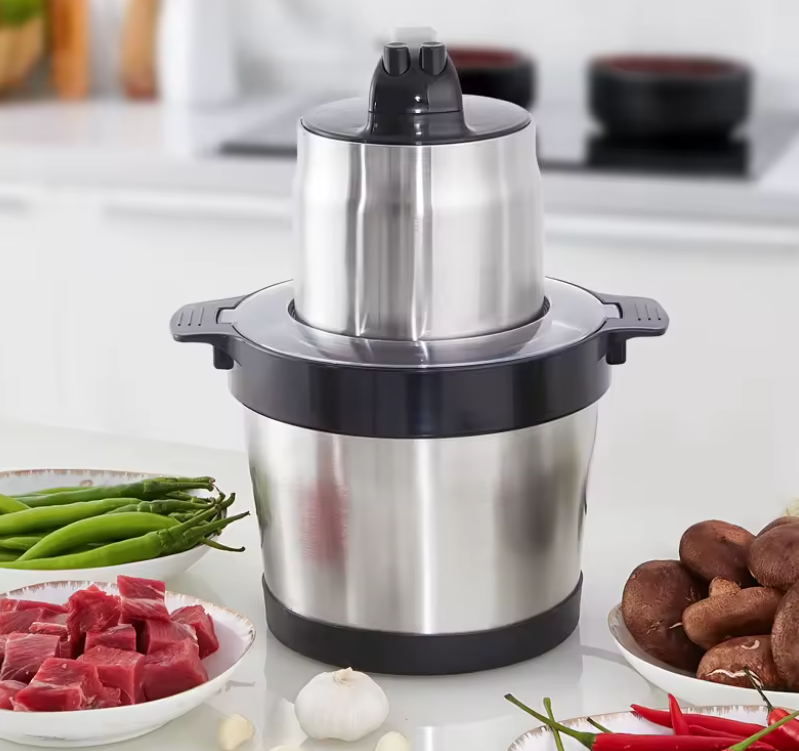 Универсальный измельчитель Domotec RAF R-7008 1600Вт, чаша 6л, 2 скорости, нерж. сталь Одесса - изображение 1