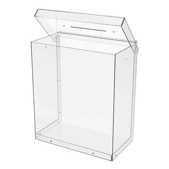 Ящик EKOSTAR без замка для пожертвований и сбора денег 200x230x110. Объем 5 литров Киев