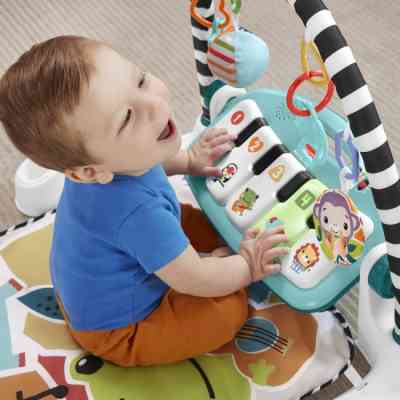 Дитячий килимок Fisher-Price ігровий центр блакитний Натискай та грай з технологією Smart Stages (англ.) (HWY58) Вінниця