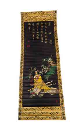 Панно восточное бамбуковое Девушка Киев