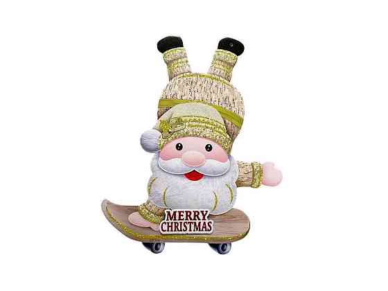 Декор-подвеска новогодняя 41*28см Merry Christmas-Санта2 R90820 ТМ STENSON Киев