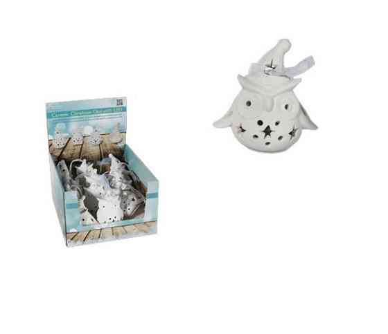 Різдвяна фігурка "Сова" зі світлодіодною підсвіткою Рівне