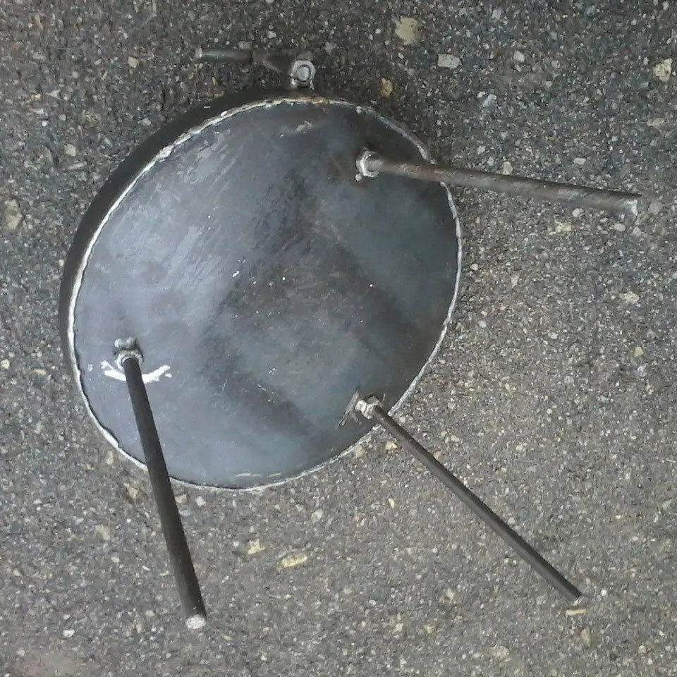 Сковорода з диска борони для багаття 30 см для пікніка, диск для смаження Київ - фото 5