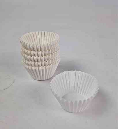 Тартолітка для кексів 3А кругла біла D30 H24 (100 шт.) (1 уп.) Харків