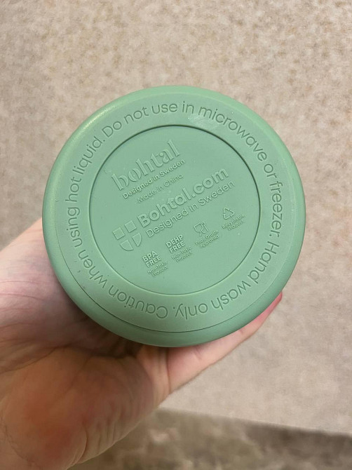 Пляшка для води металева з подвійною вакуумною ізоляцією Bohtal Insulated Sports Bottle 960 ml/32 oz Green Каменское - изображение 10