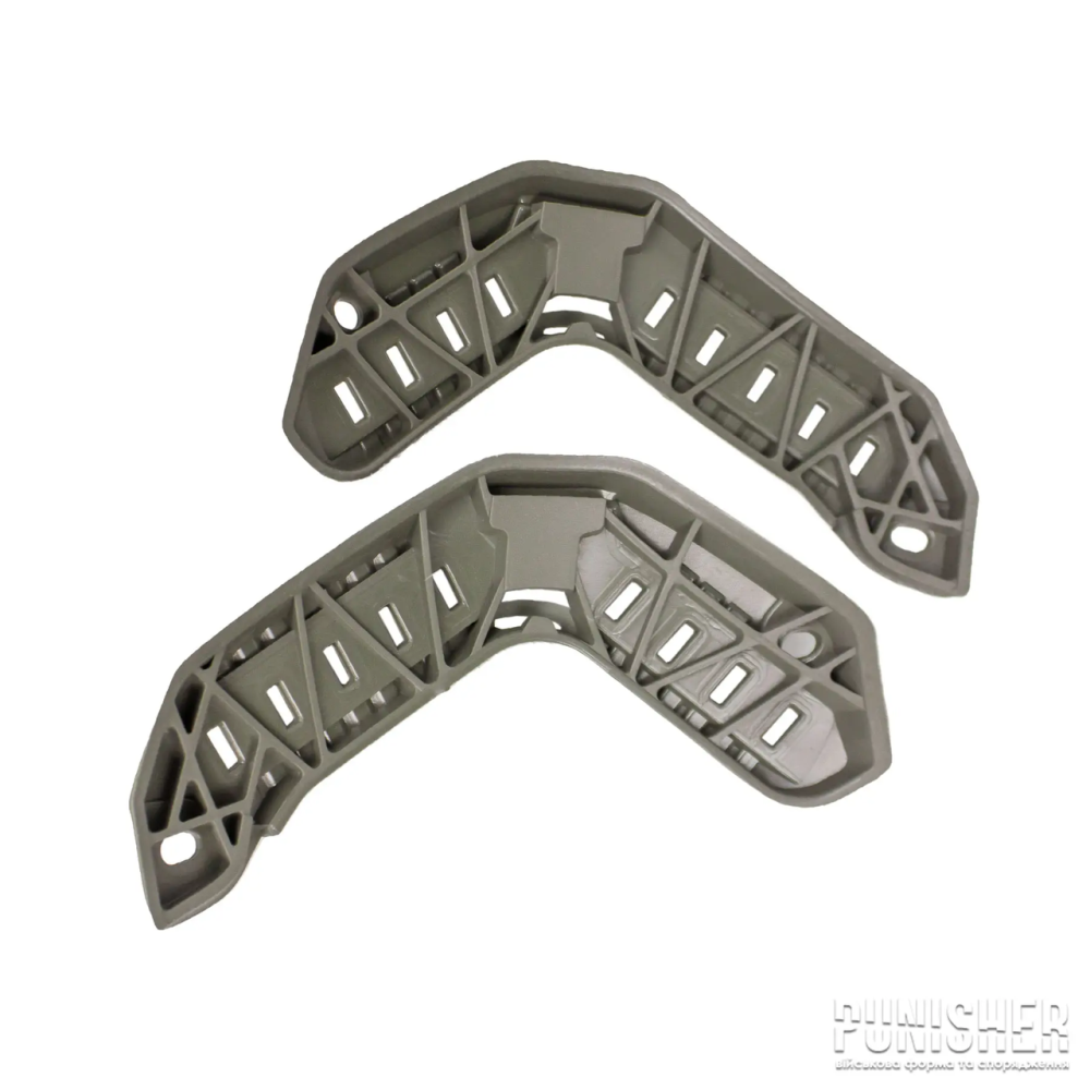 Рельсовое крепление на шлем каску FAST Планка Оливковый Винница - изображение 3