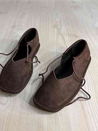 Балетки жіночі Meideli 0109-11 Mary Jane зі шнурком натуральна замша коричневі, 40, 25,5 см Київ