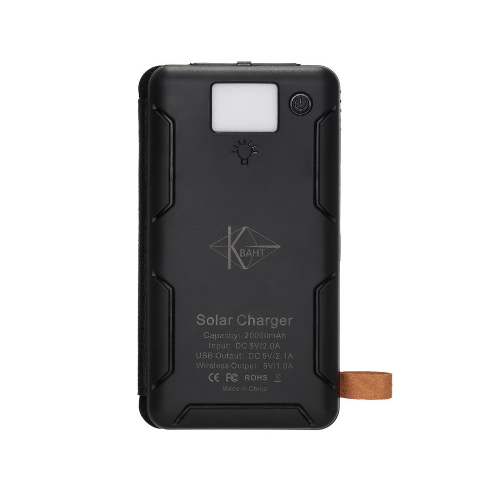 УМБ PowerBank с солнечной панелью, повербанк КВАНТ WSC15/1 20000mAh + 1 panel Киев - изображение 4
