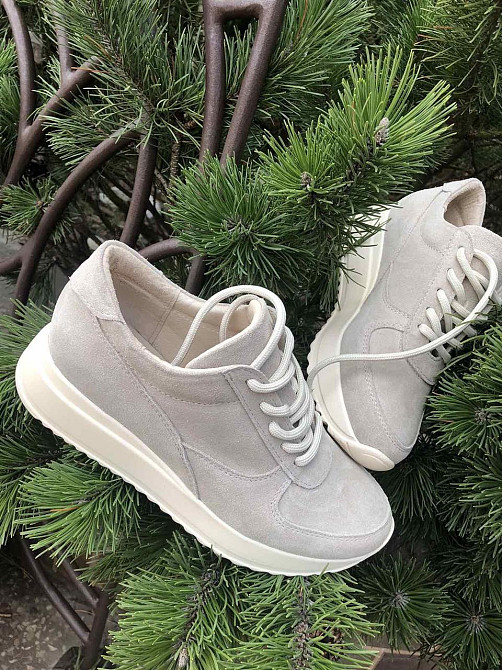 Zemira Кросівки жіночі ZEMIRA 812/21869 бежеві (весна-осінь, замша натуральна) (4385) Коломыя - изображение 3