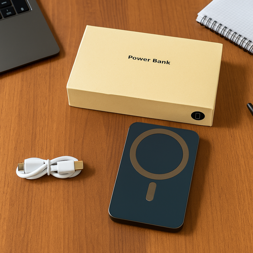 PowerBank E61B з MagSafe ємністю 10000 mAh - Золотий титан Киев - изображение 6