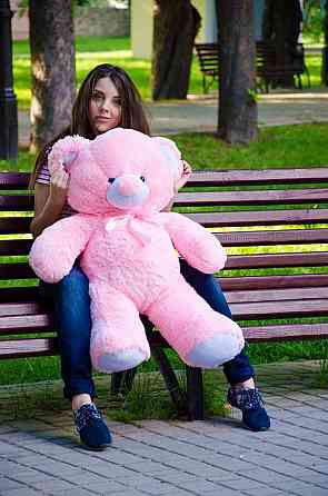 Мягкая игрушка Подарок плюшевый мишка, Плюшевый медведь Томми 100 см Розовый Тернополь