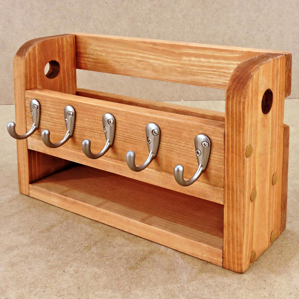 Ключниця дерев'яна "Сен-Мішель" сієна Миколаїв - фото 1