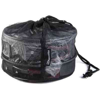 Набір туристичного посуду Naturehike NH15T203-G 3-4 NH Сarbon (6927595787205) Вінниця