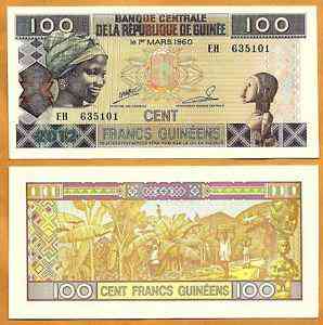 Гвінея/Guinea 100 Francs 2012 Pick 35b UNC Полтава