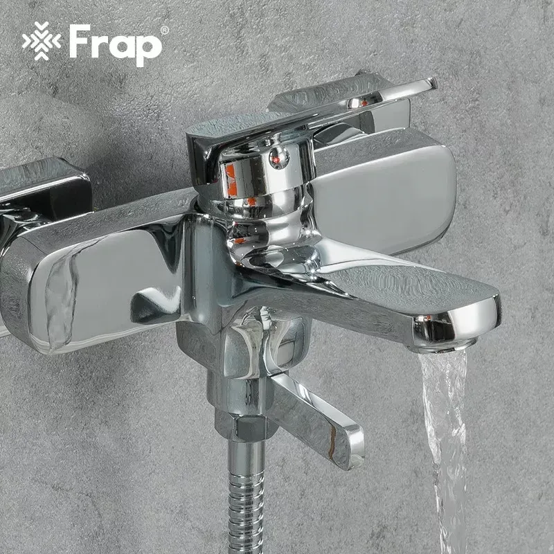 Смеситель для ванны Frap F3261 хром Киев - изображение 3