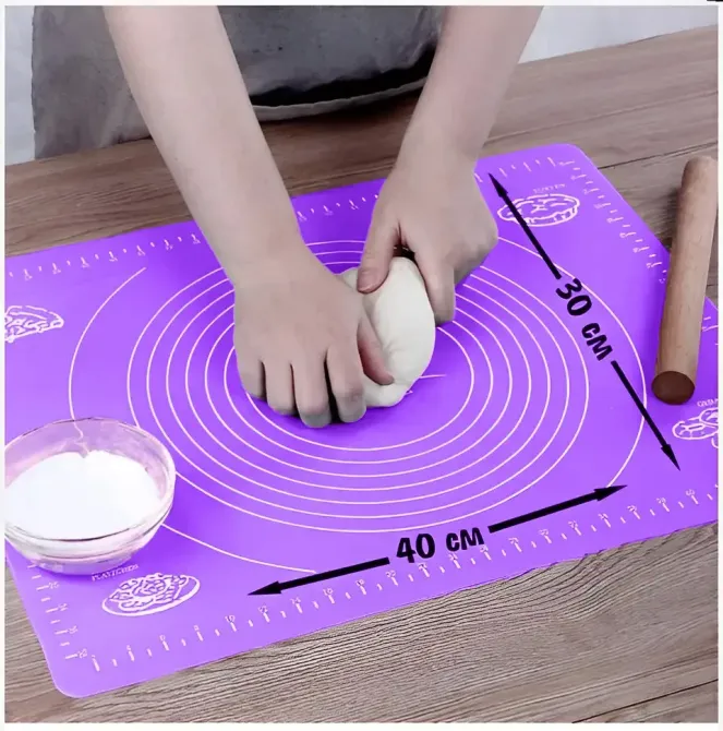 Универсальный коврик для раскатки теста (30х40см, силиконовый) 7466 Без подбора цвета Одесса - изображение 2