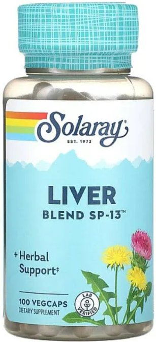 Solaray Liver Blend SP-13 100 капсул Киев - изображение 1