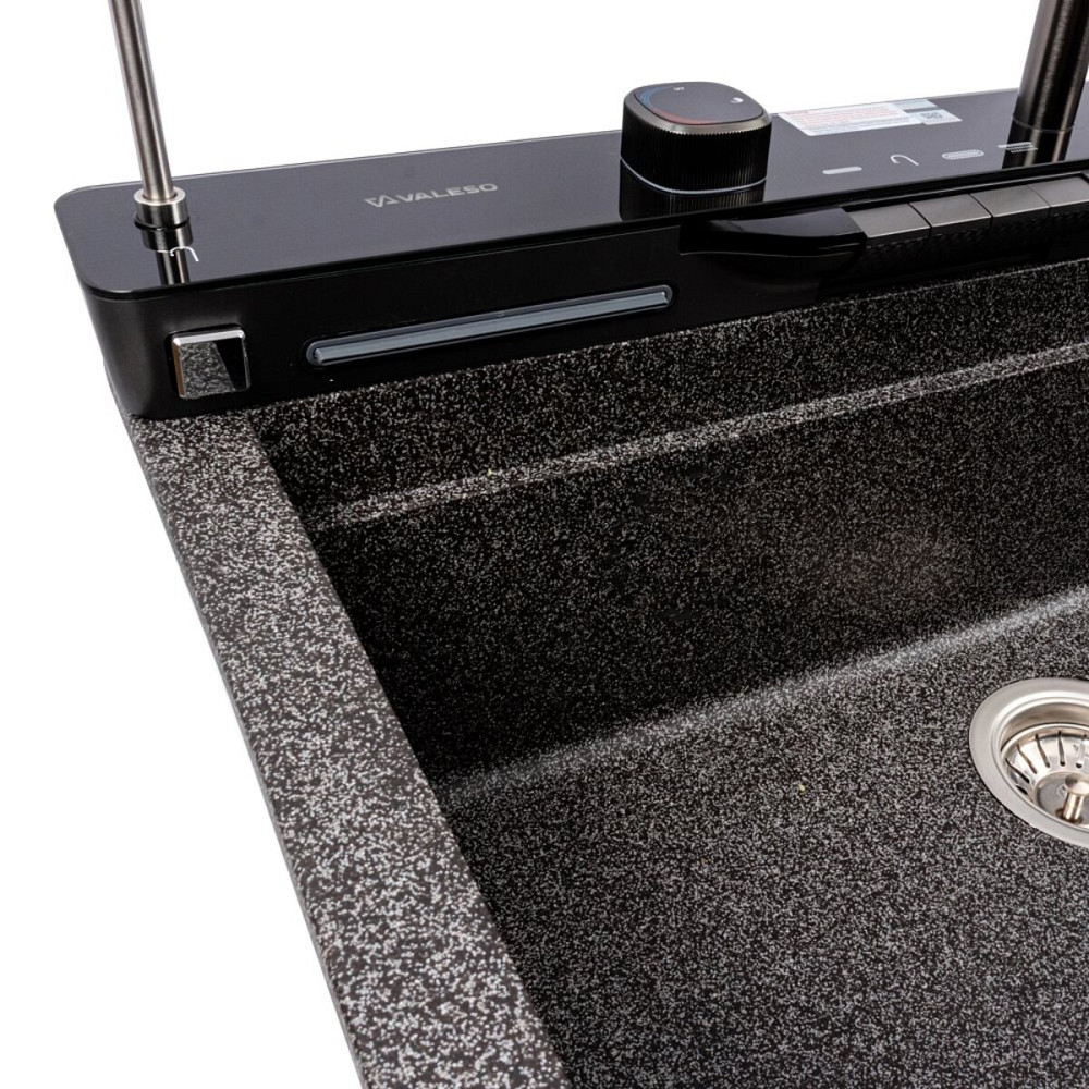 Гранітна мийка VALESO EVANORA 7546 матова Графіт Коломыя - изображение 7