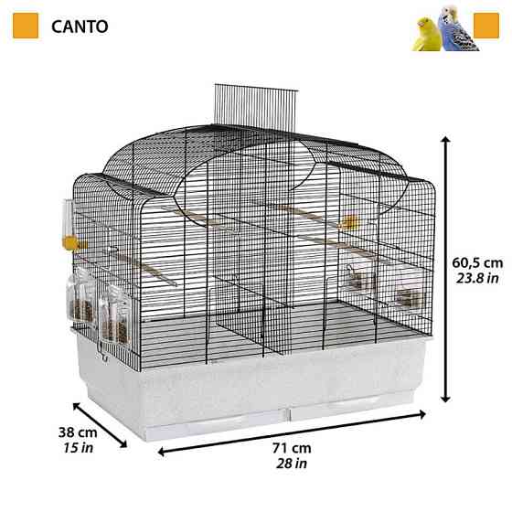 Клетка для канареек, попугаев и маленьких птиц Ferplast Canto (Ферпласт Канто) Запорожье