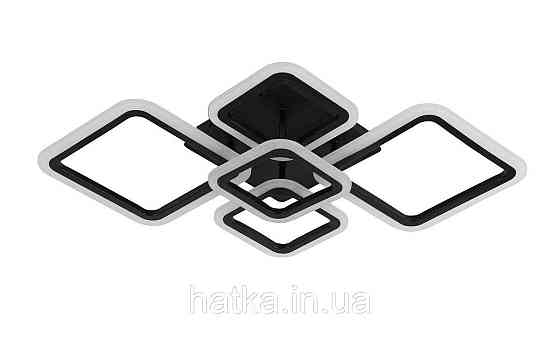 Світлодіодна люстра VALESO G 2055/5 100W Чорний Київ