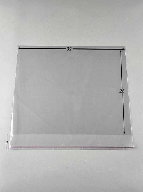 Пакеты БОПП с клейкой лентой прозрачные 32*26+4\25мк +скотч (1000 шт) Харьков - изображение 3