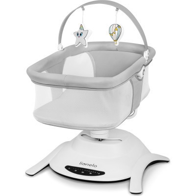 Крісло-гойдалка Lionelo Bella Set Grey Concrete (LO-BELLA SET GREY CONCRETE) Вінниця - фото 1