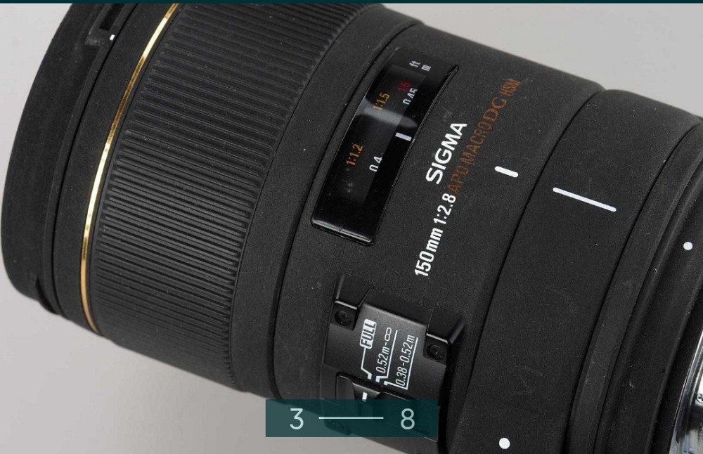 Об'єктив Sigma/NIKON 150mm 1:2.8 APO macro EX DG HSM Київ - фото 7