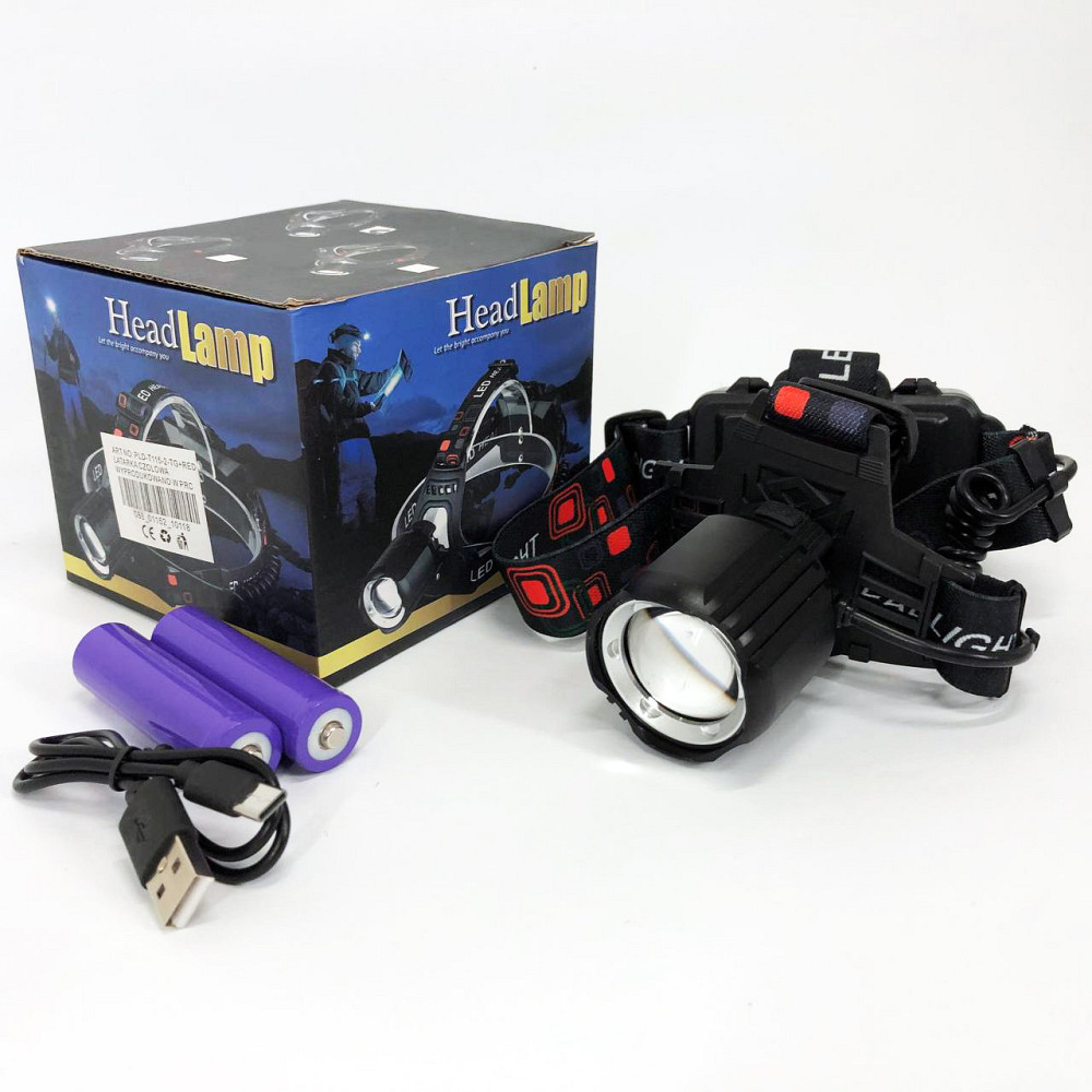 Фонарь на голову для бега, Налобный фонарь для сто, налобный рыбалки Police Фонарик на лоб WN-97 Киев - изображение 4