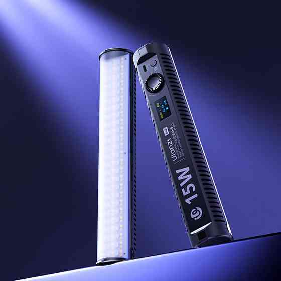 Видеосвет цилиндрический LED RGB палка с магнитом 1800-9000К CRI 97 Ulanzi B15RGB Киев