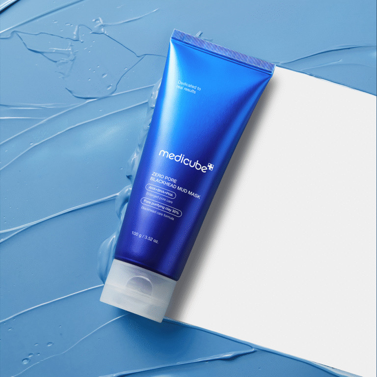 Глиняная маска против черных точек Zero Pore Blackhead Mud Mask Medicube 100 г Киев - изображение 5
