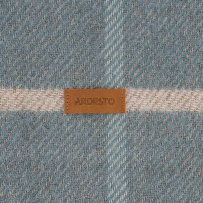 Плед Ardesto Leonardo Alpina 100% шерсть, голубой 140x200 см (ART0704LM) Винница - изображение 7