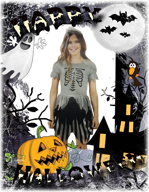 Детское платье с обручем Пиратка на Хеллоуин размер М 7-10 лет серый Киев - изображение 1