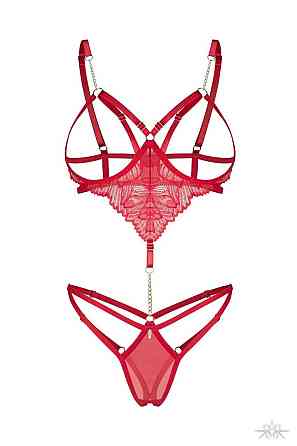 Боді Obsessive Matildea crotchless teddy L/XL Sex Aura Київ
