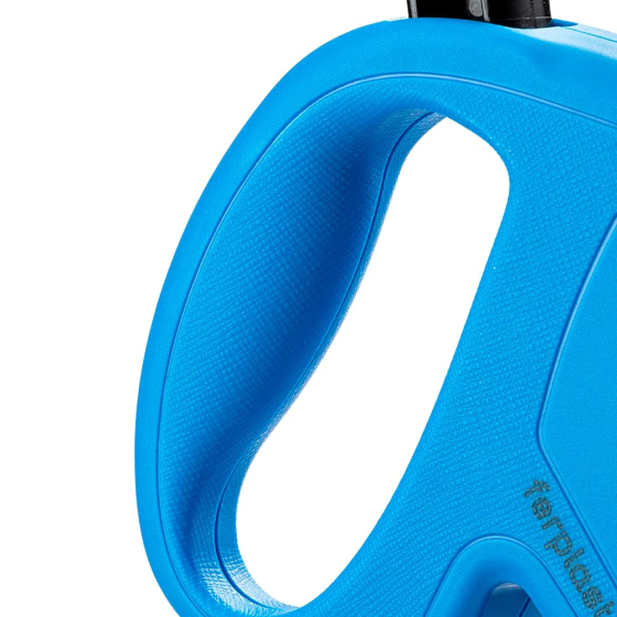 Повідець-рулетка для собак зі стрічкою Ferplast Flippy One Tape (Ферпласт Фліппі Ван Тейп) 14,7 x 3 x h 10 см - 4 м до 15 кг - S, Синій Запоріжжя