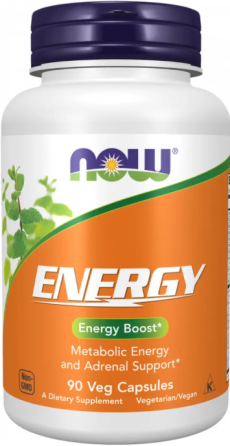 Энергетик Now Foods Energy 90 раст капс Киев