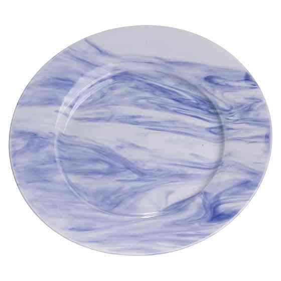 Столовий набір посуду 24 предмети на 6 осіб Marble Clara порцеляновий Синій MD-24-3B Коломия