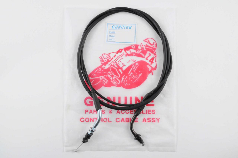 Трос газу скутер 4 Т китай 50 (гайка-гайка) (190 см, ) Мукачево - фото 1