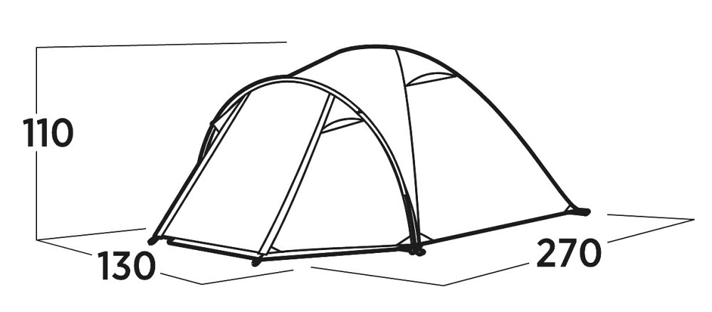 Палатка двухместная Easy Camp Setesdal 2 (120476) Київ - фото 6