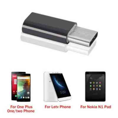 Перехідник Type-C to Micro USB Lapara (LA-Type-C-MicroUSB-adaptor black) Вінниця