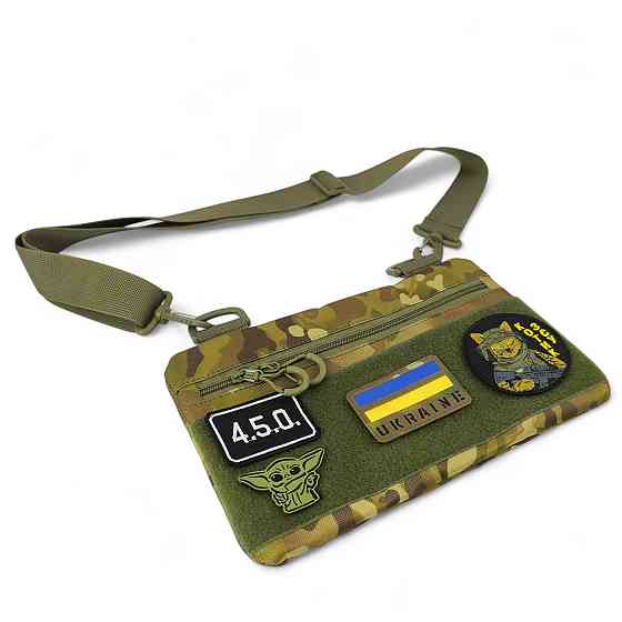 Плечевая мужская вместительная сумка, Мужская уличная сумка через плечо, Практичная сумка-мессенджер UT-40 Ивано-Франковск