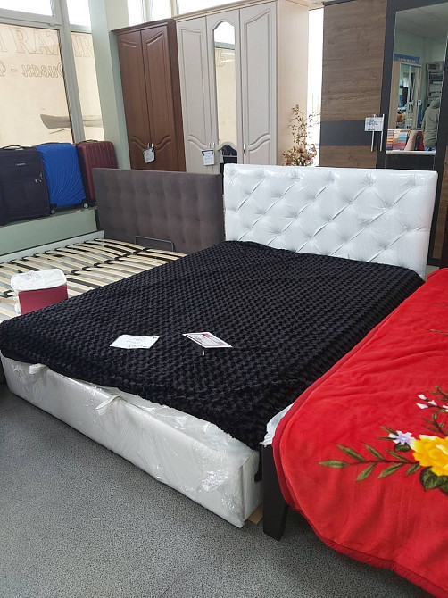 Ліжко SunriseDesign без підйомного механізму 160x200 сірий Київ - фото 4