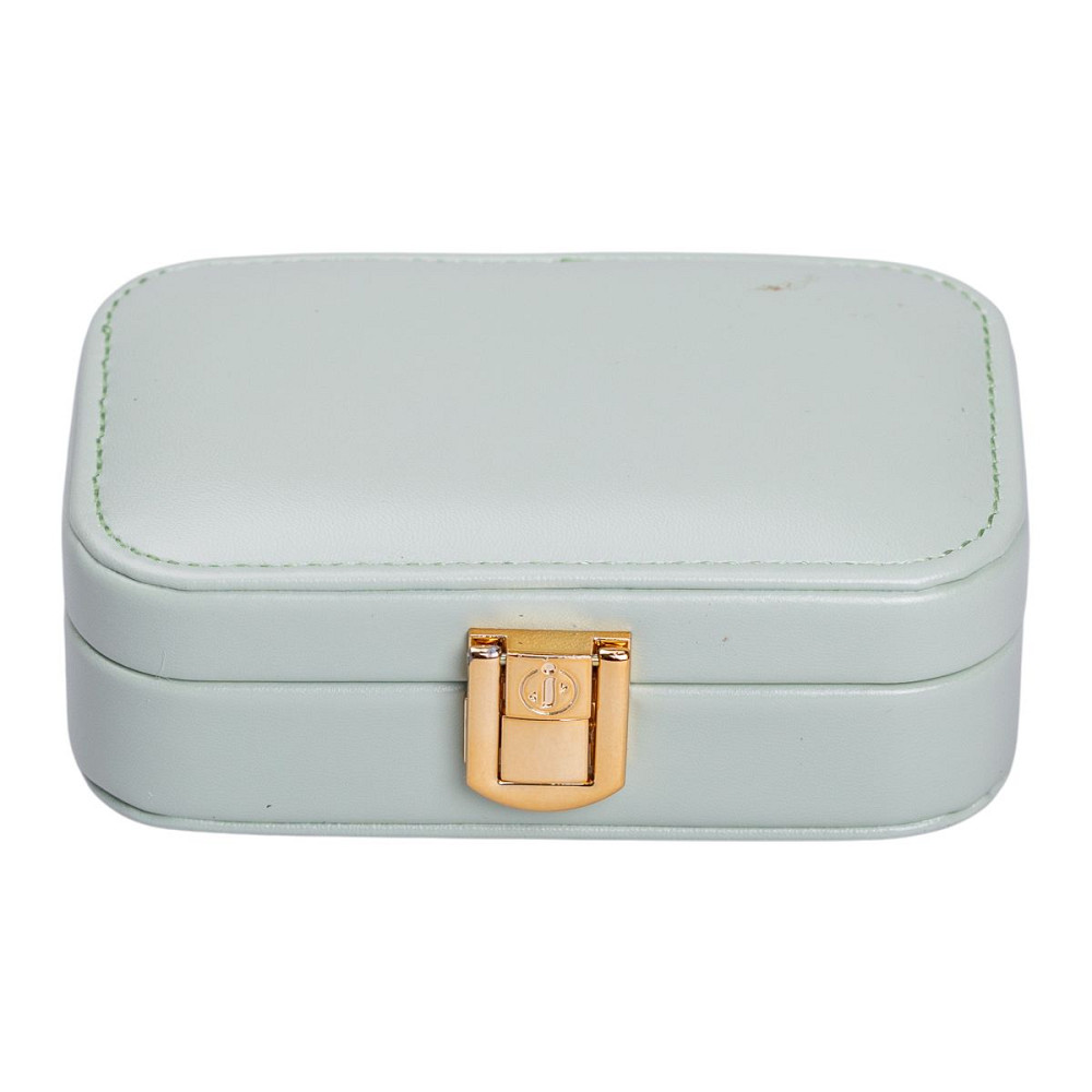 Yiwu Скринька для прикрас з еко шкіри 12×7.5×4 см із застібкою органайзер для ювелірних виробів Коломыя - изображение 3