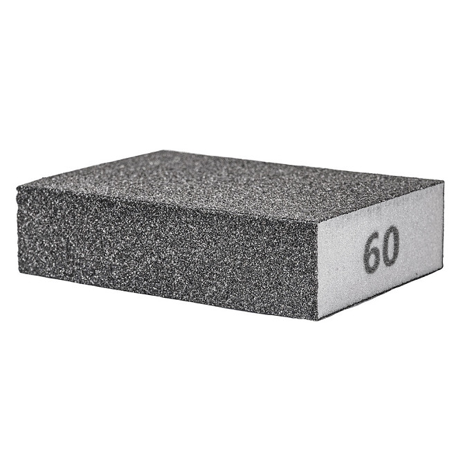 Губка шлифовальная четырехсторонняя 100×70×25мм P60 SIGMA (9130641) Ровно - изображение 4