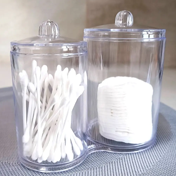 Органайзер для ватних дисків та паличок подвійний ELIF Житомир