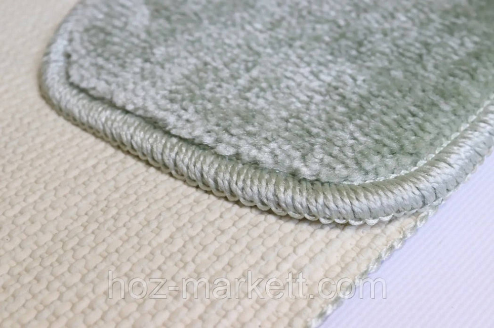Килимки для ванної світло - зеленого кольору виробництва Туреччина 80 х 50 см Харків - фото 2