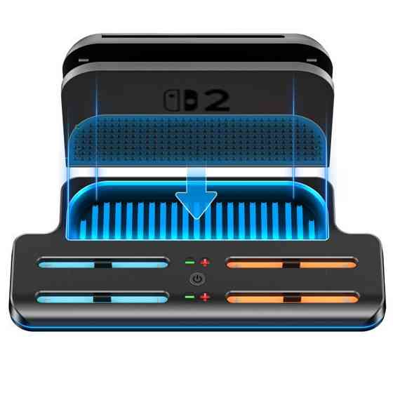 Зарядна станція Switch 2 підставка RGB OIVO VG-SW205B Київ