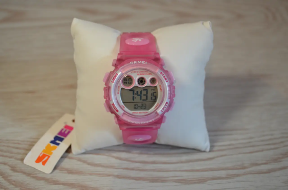 Дитячий спортивний наручний годинник Skmei 1451 Рожевий Київ